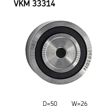 Vratna/vodici kladka, klinovy zebrovy remen, VKM 33314