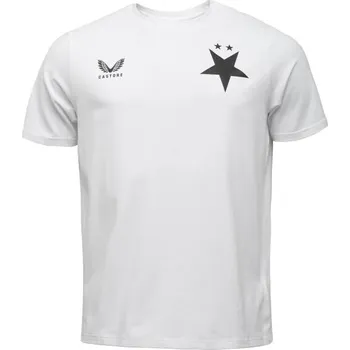 Pánské triko CASTORE SK SLAVIA PRAGUE TRAVEL SS TEE L Bílá, Černá