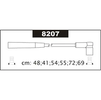 Zapalovací kabel Sada kabelů pro zapalování, 8207