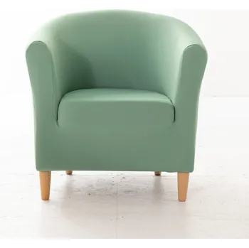 Napínací potah Blancheporte Jednobarevný extra pružný potah na křeslo cabriolet zelenkavá