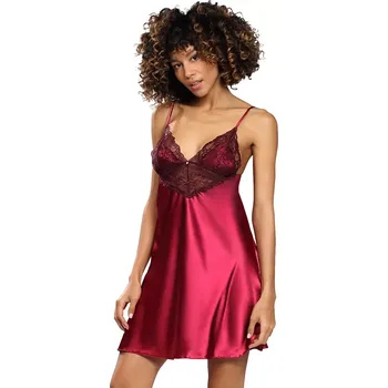 Pánské pyžamo Dkaren Lyssa barva: bordó S