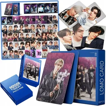 Obraz 55 SZT NOWY IDOL ALBUM PERIFERNÍ PLAKATÓW ZDJĘĆ KART LOMO E 2024 GGU