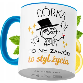 Hrnek Polidraw Hrnek Polidraw pro dceru keramika 330 ml