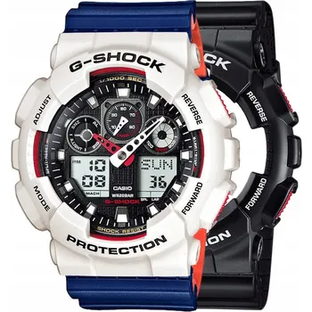 Hodinky Hodinky Casio G-Shock SET GA-100-1A4ER + LUNETA 10395292 + ŘEMÍNEK 10527467 20