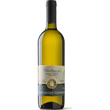 Víno Lechovice Chardonnay 2022 moravské zemské víno 0,75 l (2207)