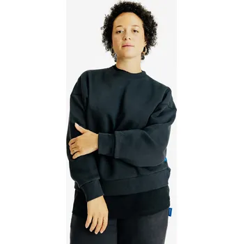 Dámská mikina DECATHLON Dámská mikina s kulatým výstřihem Elementals 2XL ČERNÁ