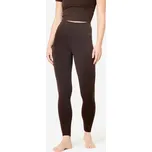 DOMYOS Legíny na jógu a pilates „Breathe“ second skin XL KAŠTANOVÁ