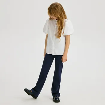 Dívčí kalhoty Reserved - Zvonové kalhoty - tmavomodrá - 968FF-59X - 968FF-59X-122