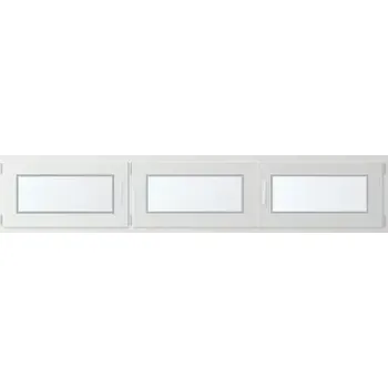 Okno Trojkřídlé plastové okno se štulpem, vlevo otevíravo sklopné 260x60