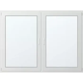 Okno Dvoukřídlé plastové okno se sloupkem 210x140