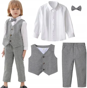 Podprsenka Chlapecké obleky Šedé Velikonoce Velikost 110