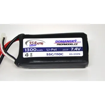 RC náhradní díl Profimodel Li-Po baterie 1300mAh / 7,4V / 55/110C - expresní doprava