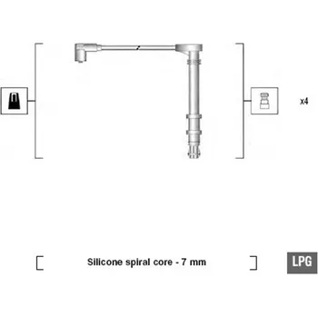 Zapalovací kabel Sada kabelů pro zapalování, 941095800618