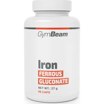 Fitness strava Železo glukonát - GymBeam Kapsle: 90 kaps.