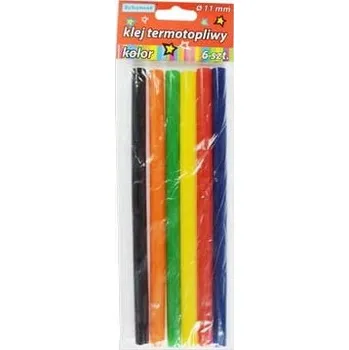 Příslušenství k lepící pistoli Termotavné tyčinky do tavné pistole 6 Ks barevné