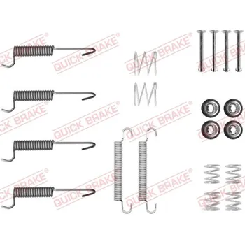 Brzdová čelist Sada prislusenstvi, parkovaci brzdove celisti, 105-0047