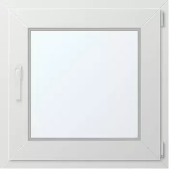 Okno Jednokřídlé plastové okno pravé 80x70