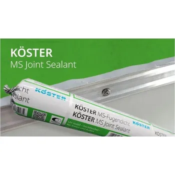 Tmel Köster MS Joint Sealant · tuhnoucí, elastický tmel na bázi MS polymerů · Bílý / 600ml
