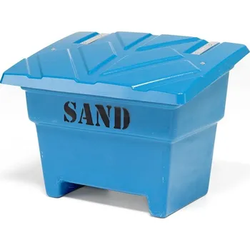 Skladový kontejner Nádoba na posypový materiál, 350 l, modrá