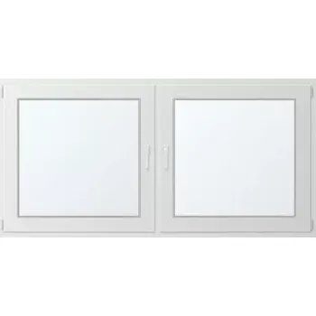 Okno Dvoukřídlé plastové okno se sloupkem 200x100