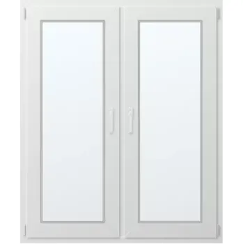 Okno Dvoukřídlé plastové okno se sloupkem 160x130