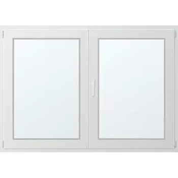 Okno Dvoukřídlé plastové okno pravé 170x130