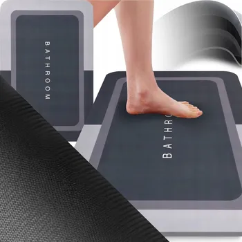 Koupelnová předložka Protiskluzová koupelnová předložka rychleschnoucí 60x40 cm