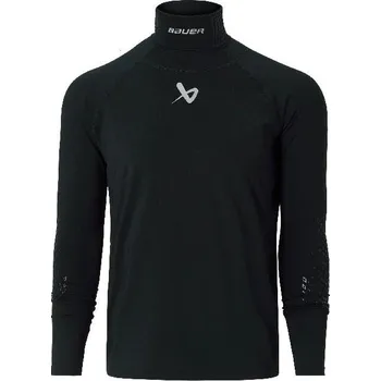 Triko s dlouhým rukávem Bauer LS Neckprotect Top S22 JR M