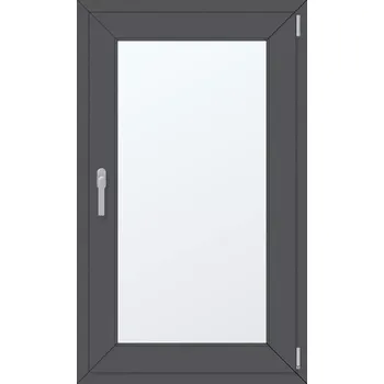 Okno Jednokřídlé plastové okno pravé 85x113