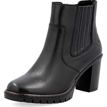 Dámské kozačky Dámská kotníková obuv RIEKER Y2577-00 černá W5 36