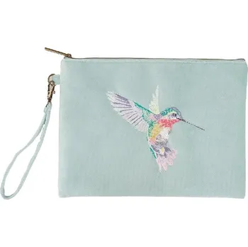 Kosmetická taška Vyšívaná kosmetická taška "Wisteria Wishes" - Kolibřík