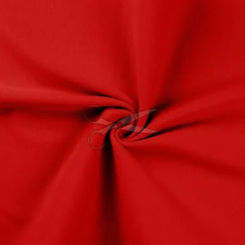 Bavlněný náplet hladký - rukáv - červený - (10cm)