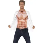 Smiffys Tričko 3D Svalovec Velikost: M