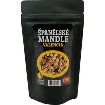 Pražené mandle Valencia Citron + pepř 200g (Pražené mandle Valencia Citron + pepř 200g)