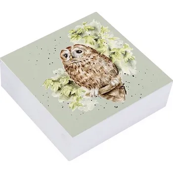 Blok Samolepicí bloček "Treetops", 250 l. - Sova