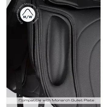 Jezdecké sedlo Drezurní sedlo PREMIER EQUINE Montpellier Černá 17,5"