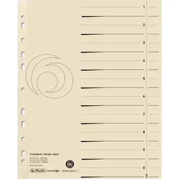 Archivační box Herlitz Dělící listy A4 (5970009)