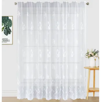 Záclona Záclony bílé MK98.01 Velikost: 250 x 300 cm