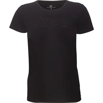 Dámské tričko 2117 of Sweden OPPEBY dámské merino triko s krátkým rukávem, black XS