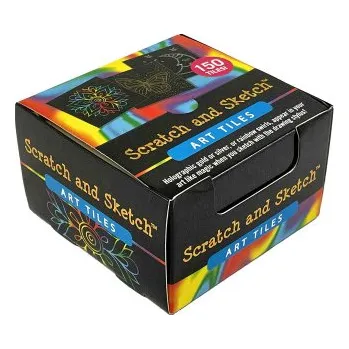 Umění Scratch & Sketch Art Tiles (Peter Pauper Press)(Hračka)
