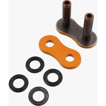 Řetězová sada pro motocykl RK článků propojení - nýtovací spojka (CLF) DD520XRE (XW-RING) barva oranžová (NA v obalech XSO1/XSO2) (RK článků propojení - nýtovací spojka (CLF) DD520XRE (XW-RING) barva oranžová (NA v obalech XSO1/XSO2))