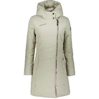 Dámský kabát Dámský kabát ALTISPORT ONEBA BÉŽOVOZELENÁ L