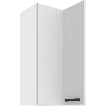 Kuchyňská linka Horní rohová skříňka Luna 60x60 GN-90 2F (90°) Barva korpusu: Bílá, Barva dvířek: Bílá