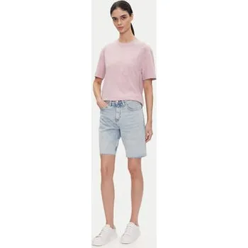 Lee Džínové šortky Rider 112363533 Modrá Loose Fit 32