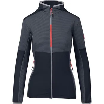 Dámská móda GTS 301541L dámská fleecová mikina s kapucí, Midnight XS