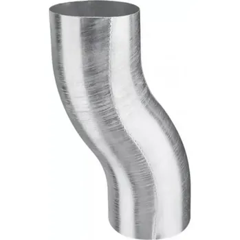 okap EVROmat Svodové koleno soklové pozinkované 80 mm