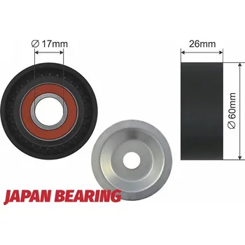 Napínací kladka, žebrovaný klínový řemen, RNK-BM-002A