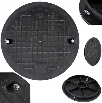 Kanalizační potrubí Víko šachty Aquer víko pro korugovanou trubku 315 mm