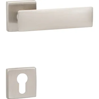 Dveřní kování COBRA SPRING-S Provedení: BEZ SP. ROZET, Povrch: ONS - nikl matný