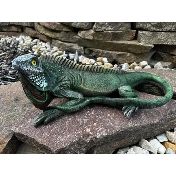 Zahradní dekorace BOCON s.r.o. Leguán zelený zahradní dekorace